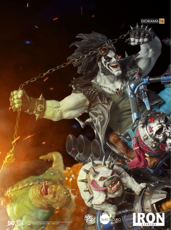 Statue Lobo 1/6 Diorama - By Ivan Reis - DC Comics