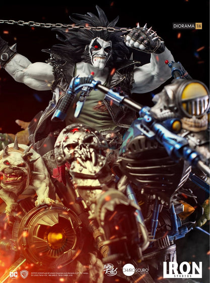 Lobo 1/6 Diorama Statue - By Ivan Reis - DC Comics - Iron Studios