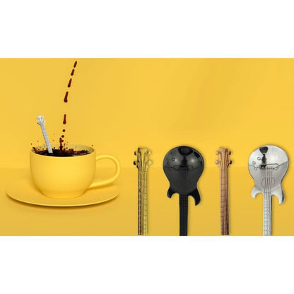 Cuillères à café Guitare – Set de 4
