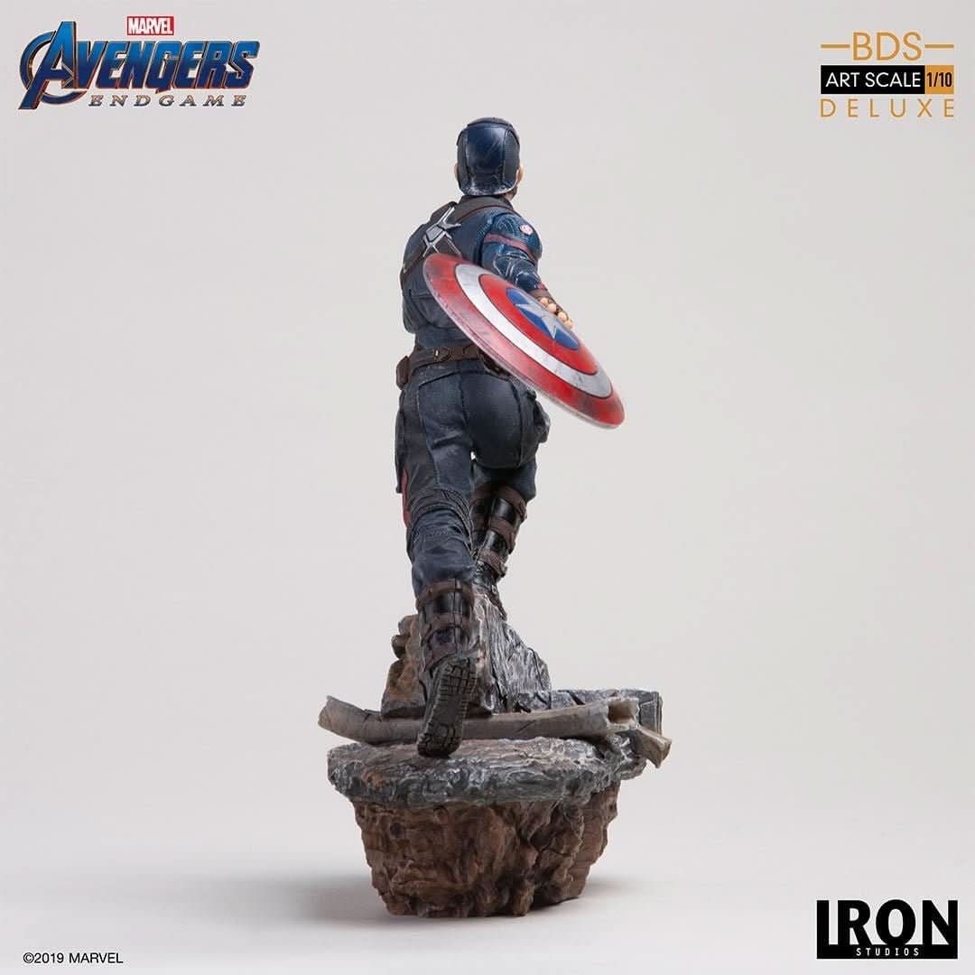 Statue Captain America Deluxe - Avengers: Endgame - Art Scale 1/10 - Iron Studios