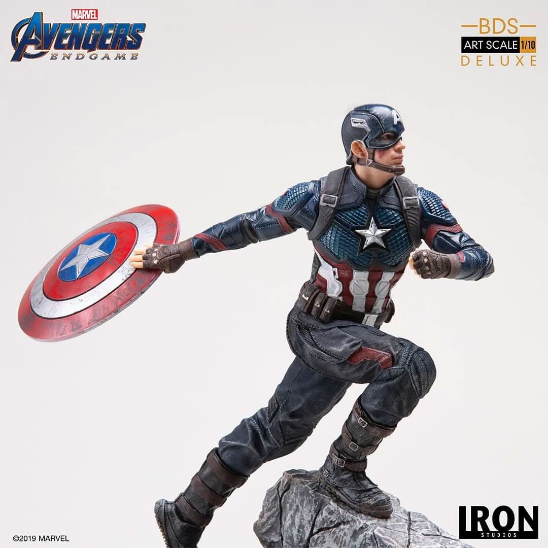 Statue Captain America Deluxe - Avengers: Endgame - Art Scale 1/10 - Iron Studios