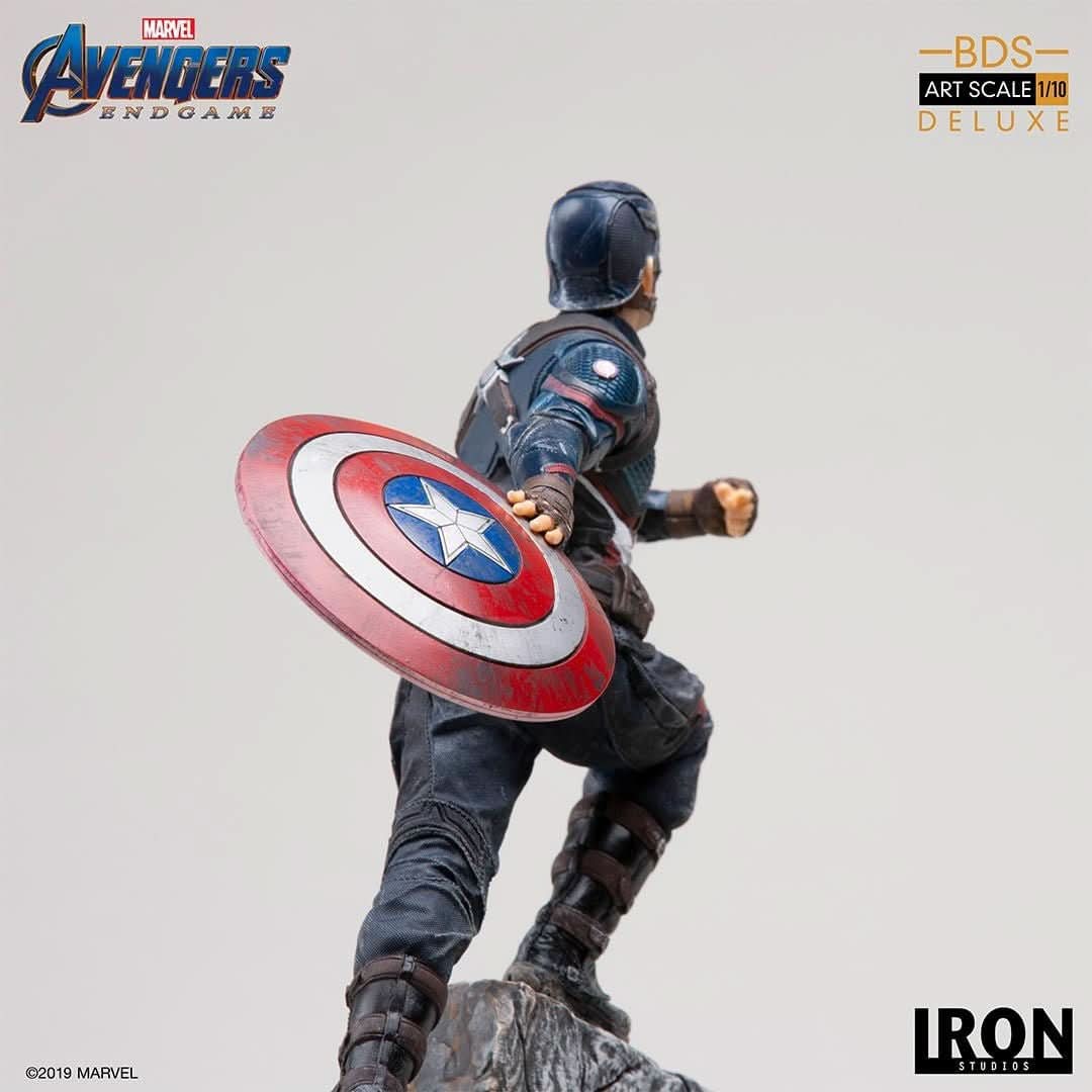 Statue Captain America Deluxe - Avengers: Endgame - Art Scale 1/10 - Iron Studios