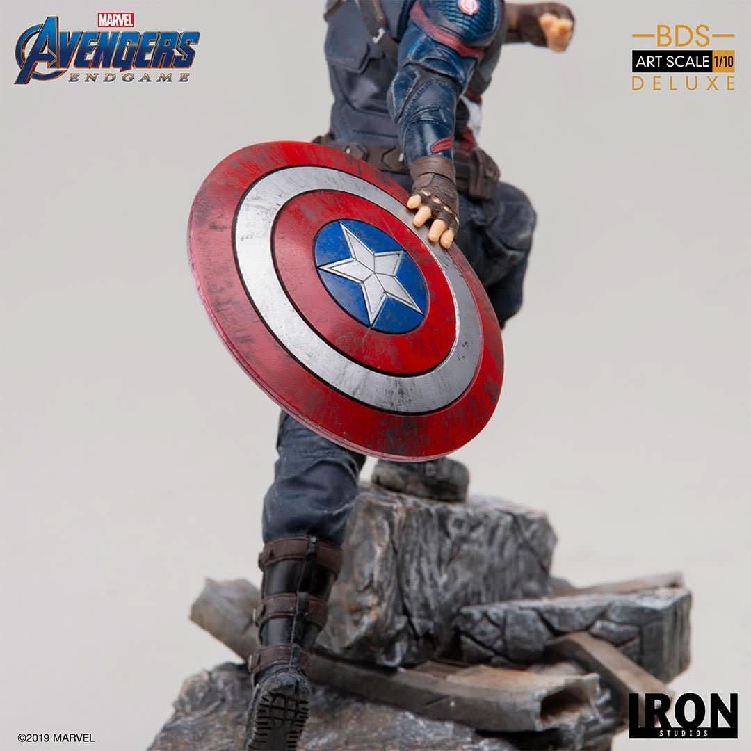 Statue Captain America Deluxe - Avengers: Endgame - Art Scale 1/10 - Iron Studios