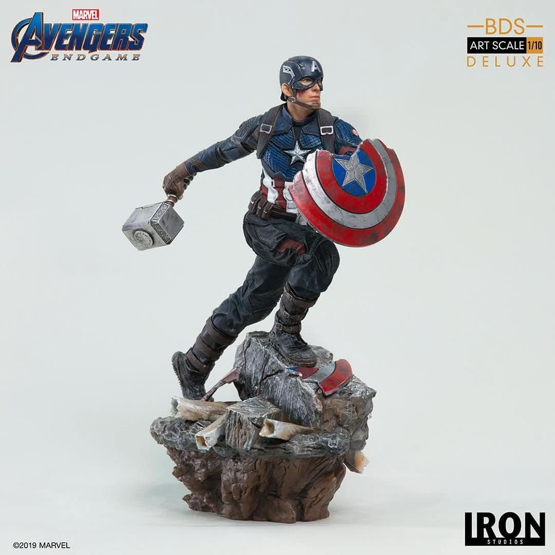 Statue Captain America Deluxe - Avengers: Endgame - Art Scale 1/10 - Iron Studios