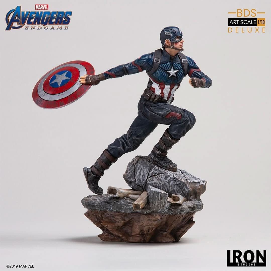 Statue Captain America Deluxe - Avengers: Endgame - Art Scale 1/10 - Iron Studios