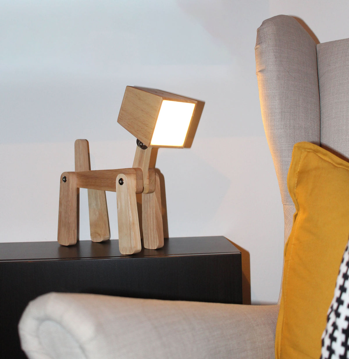 Lampe de table Chien Charlie – LED tactile et dimmable Winkee – vue 4