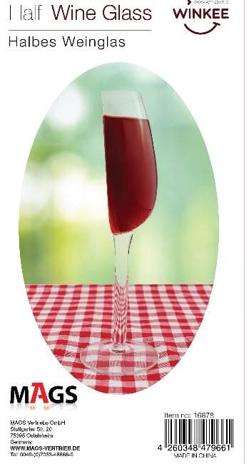 Half-full wine glass - The unusual wine glass