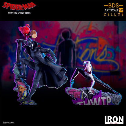 Spider Noir and Spider Ham - Spider-Man: Into The Spider-Verse - Art Scale 1/10 - Iron Studios