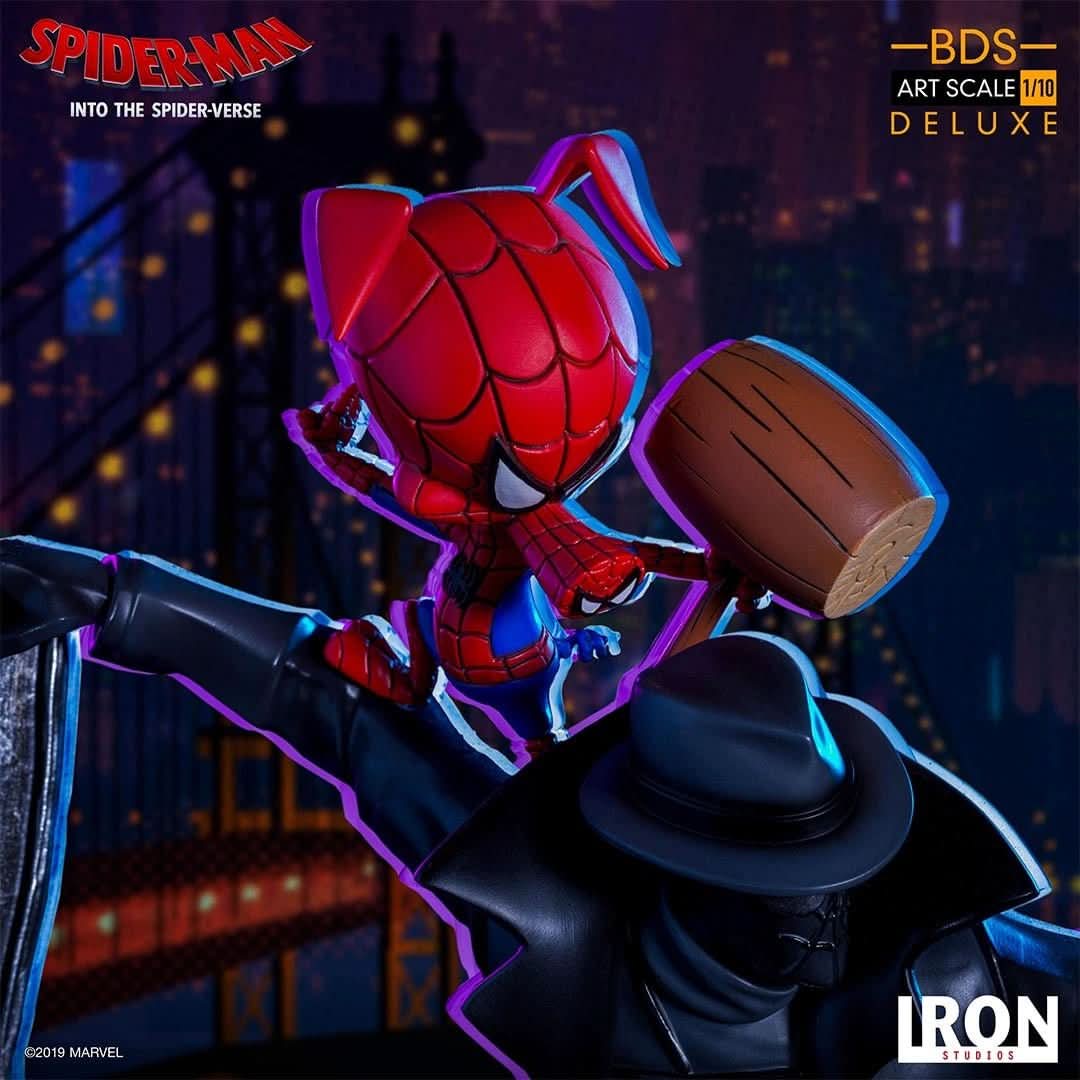 Spider Noir and Spider Ham - Spider-Man: Into The Spider-Verse - Art Scale 1/10 - Iron Studios