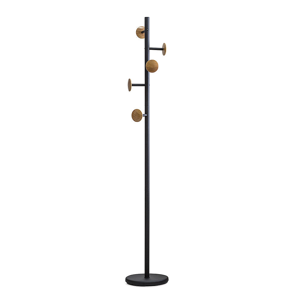 Shiitake Coat Rack – Wood & Steel