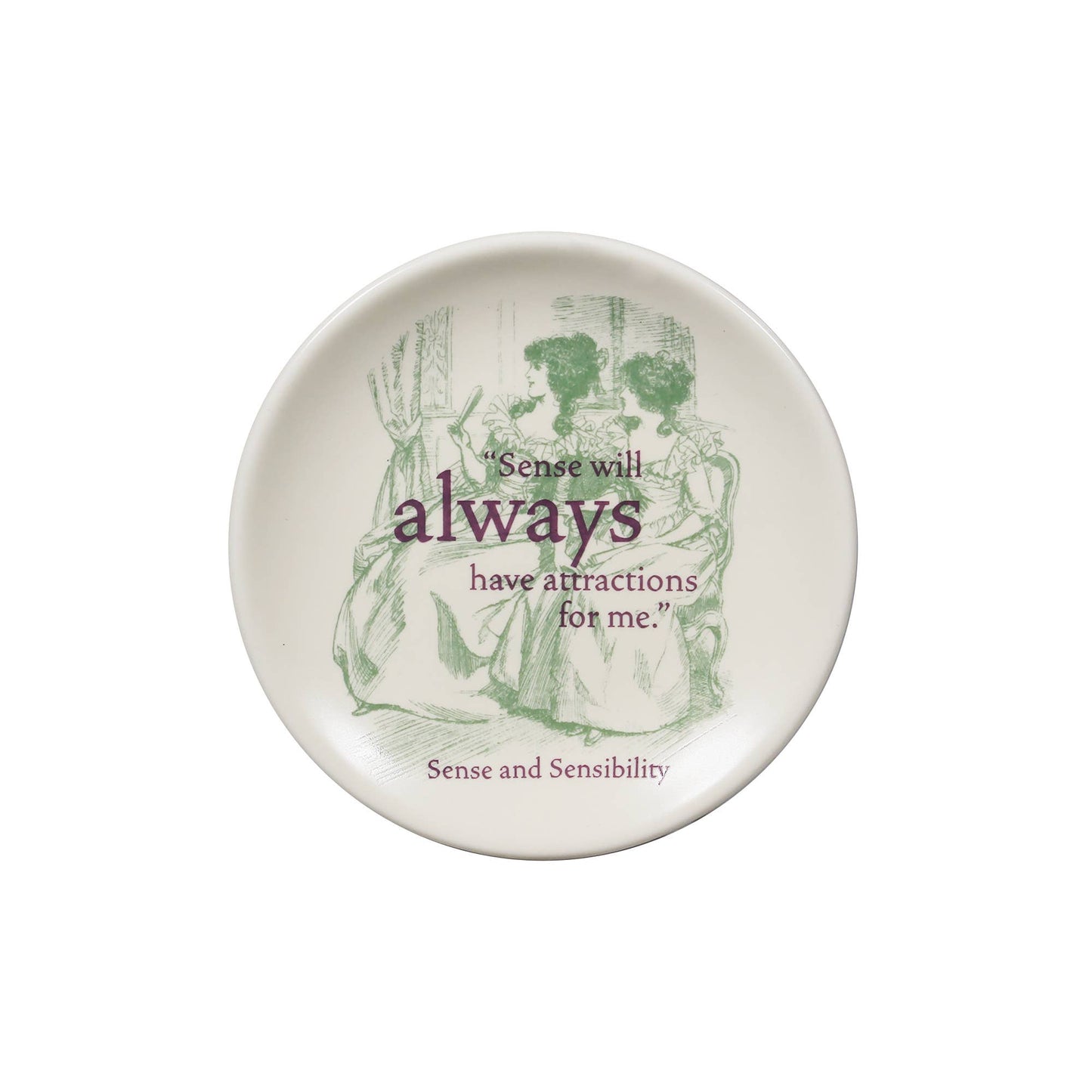 Jewelry dish (8 cm) - Pulteney Press (Jane Austen)