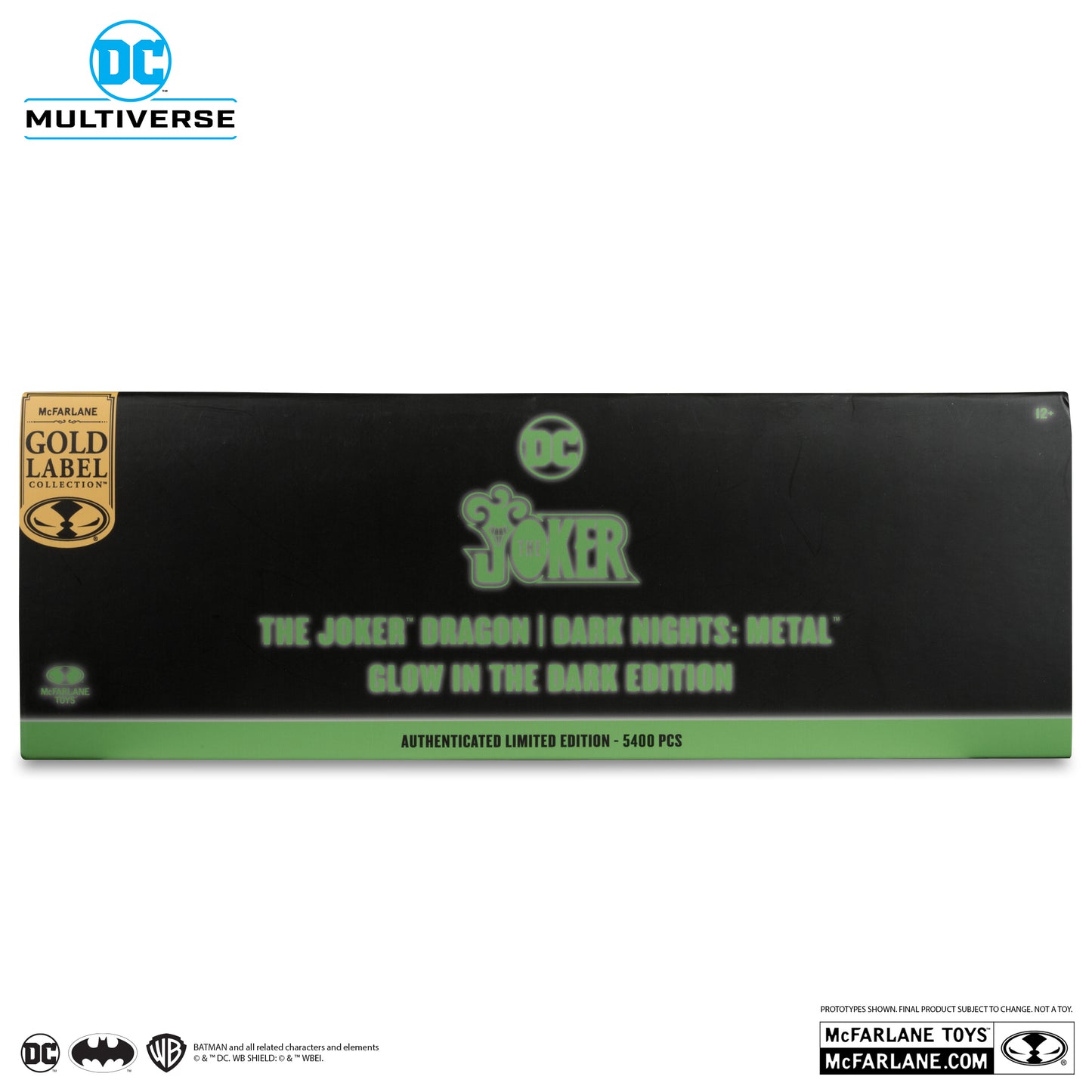 the joker dragon dark nights metal glow in the dark edition gold label mcfarlane toys
