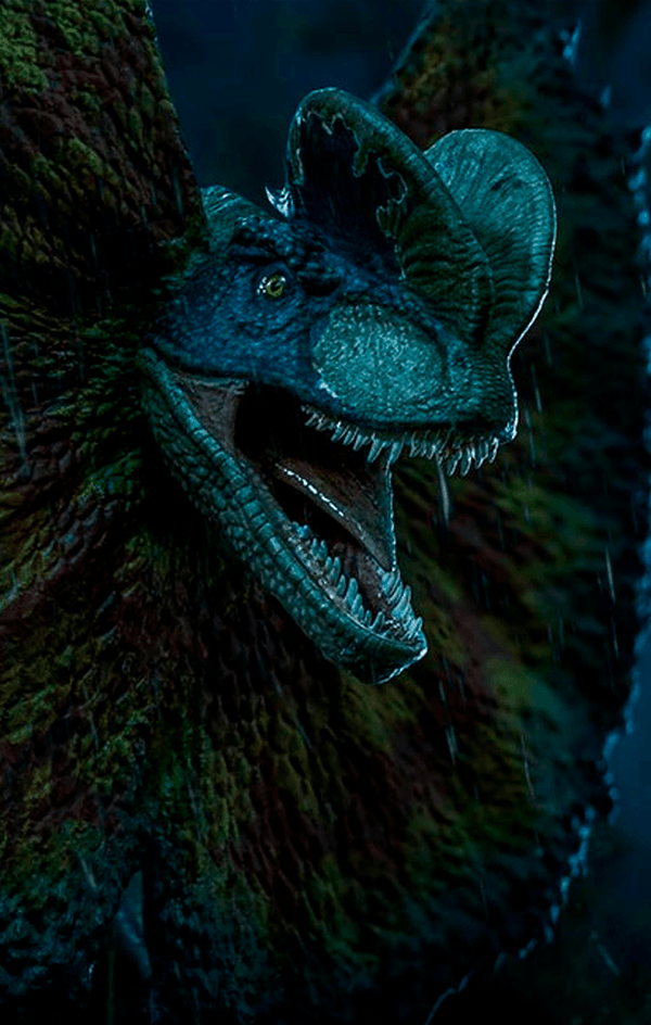 Dilophosaurus Statue - Jurassic Park - Art Scale 1/10