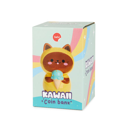 Tirelire Kawaii Chat Minty