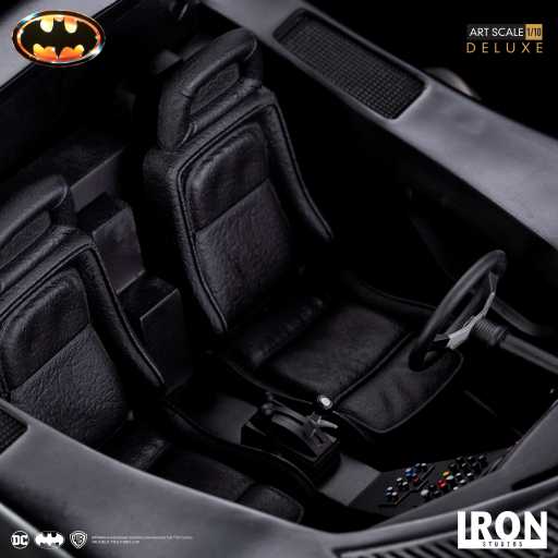 Batman & Batmobile Statue (Deluxe) - Batman 1989 - Art Scale - Iron Studios