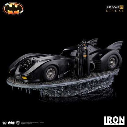 Batman & Batmobile Statue (Deluxe) - Batman 1989 - Art Scale - Iron Studios