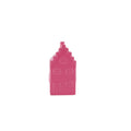 Decoratie - Spaarpot - Huisje - Keramiek - Neonroze - 7x7x13cm