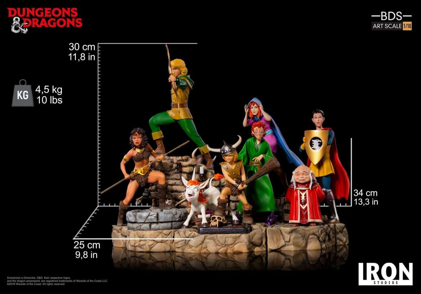 Bobby Statue - Dungeons & Dragons - Art Scale 1/10 - Iron Studios