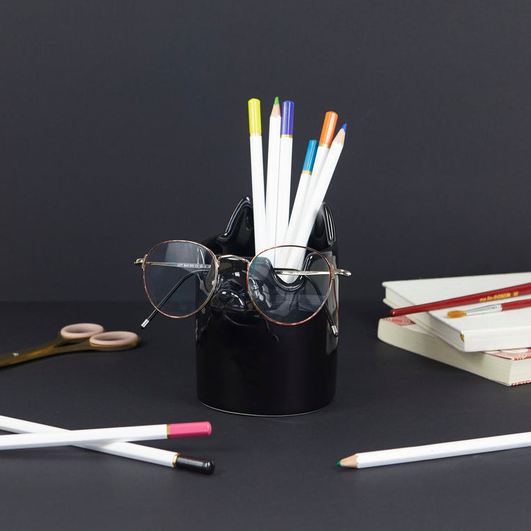 Pot à crayons & Support pour lunettes Nosy Buddy Cat