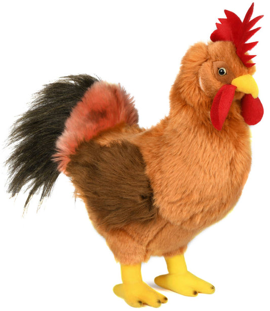 Brown Rooster Plush Toy