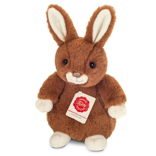 Luna the Rabbit Plush Toy, Dark Brown