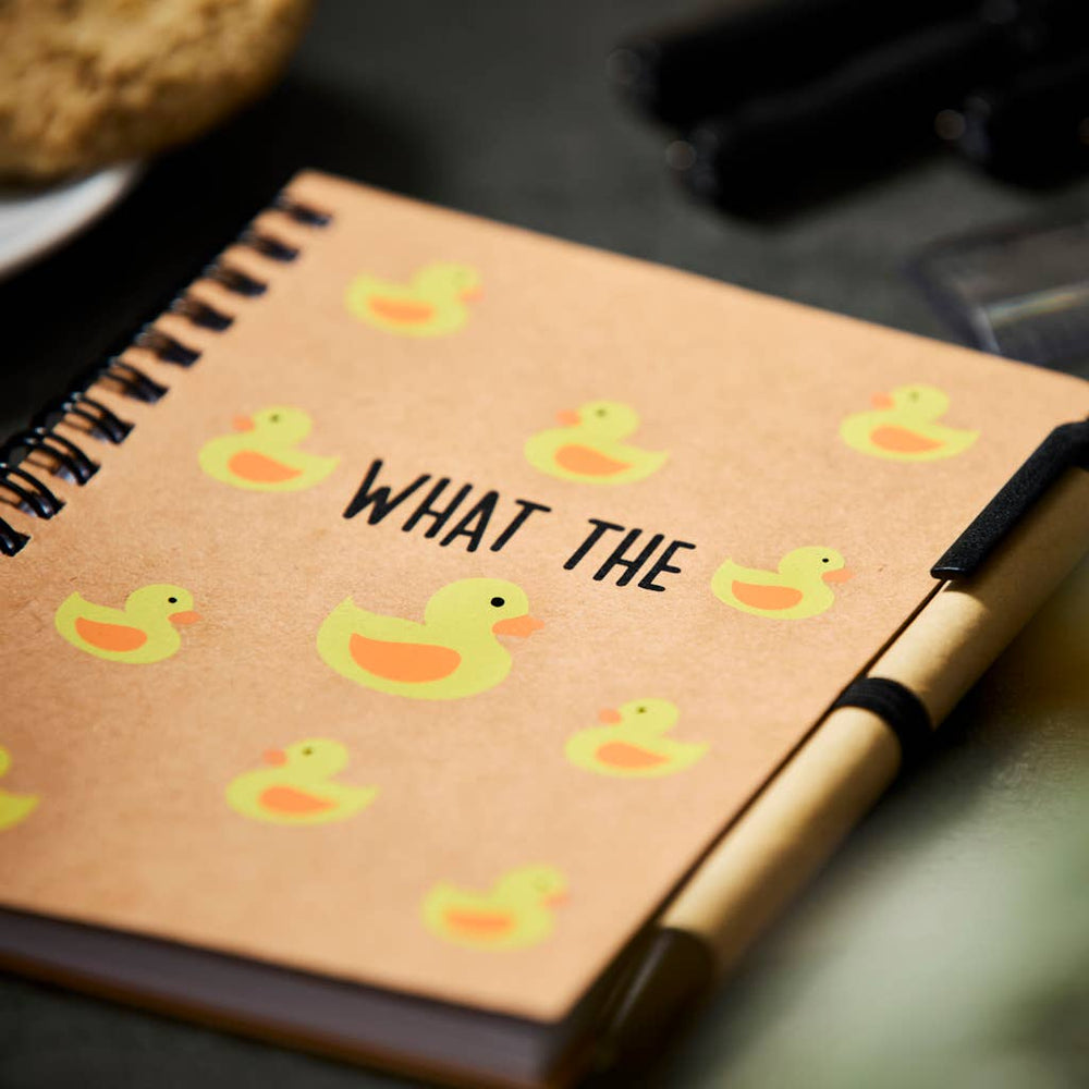 A6 Ducks Notebook "What The Duck"