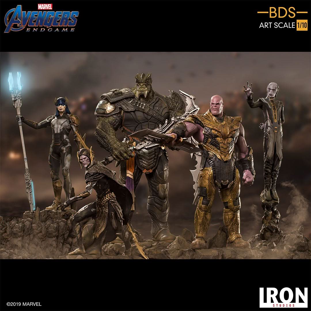 Statue Cull Obsidian Black Order - Avengers: Endgame - Art Scale 1/10 - Marvel Comics