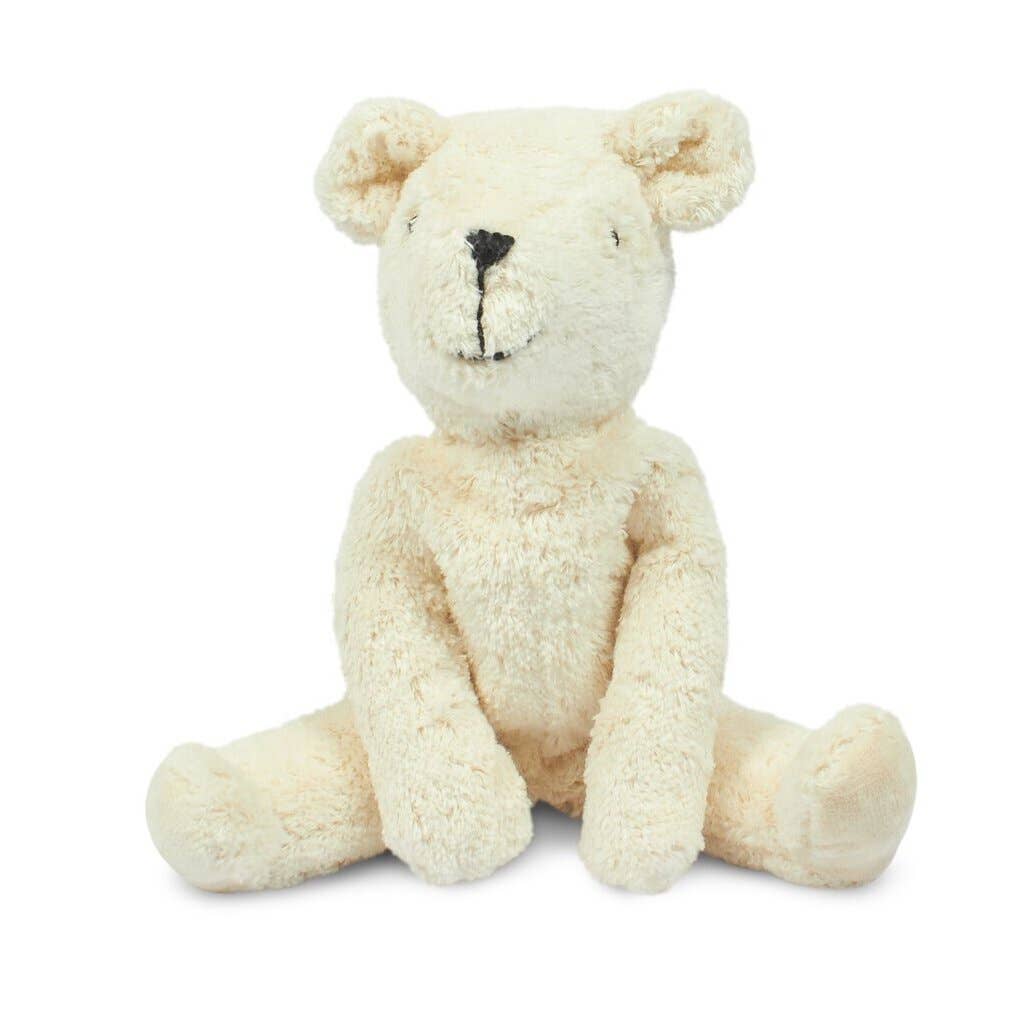 Peluche marionnette ours, petit | Blanc