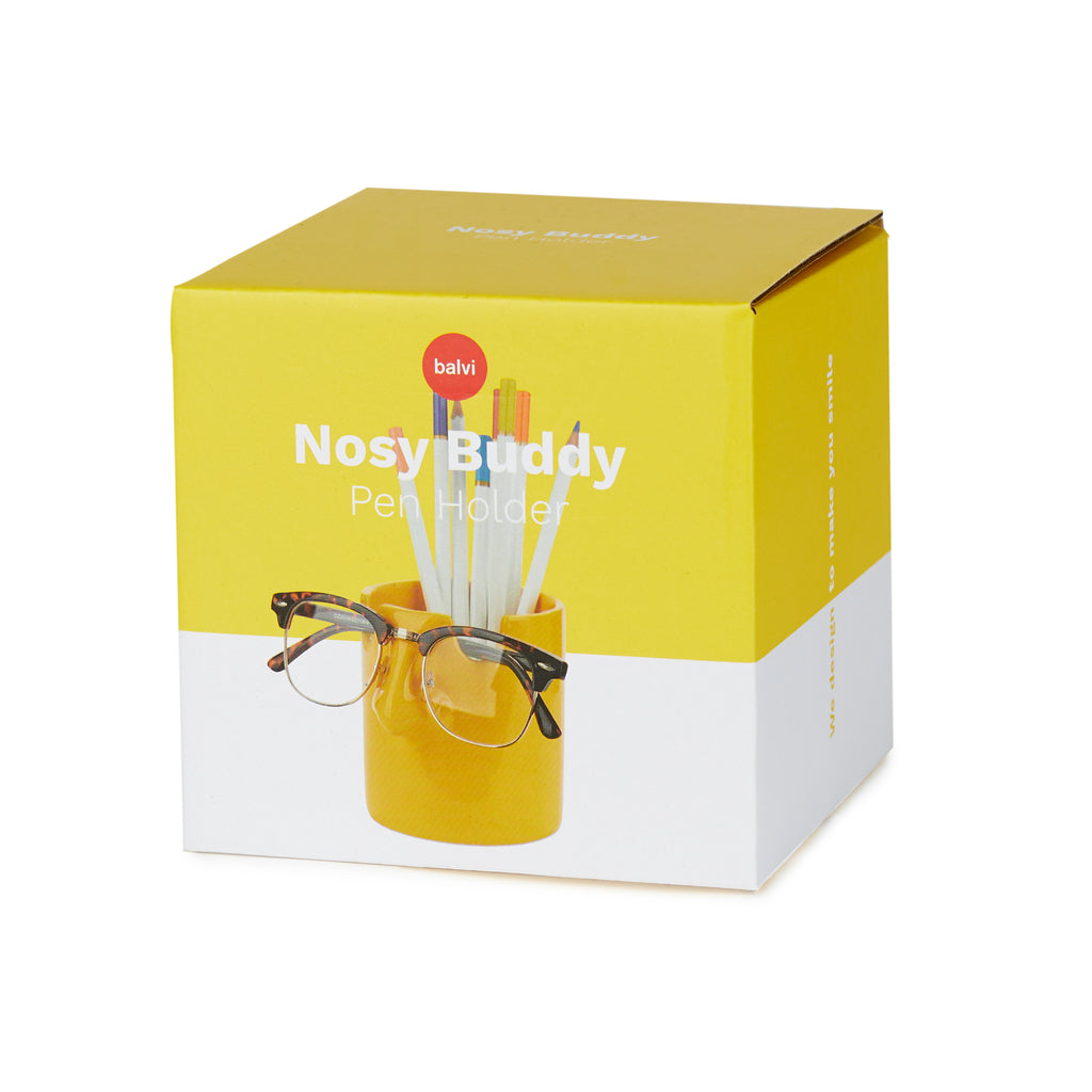 Nosy Buddy Pencil Holder and Glasses Holder