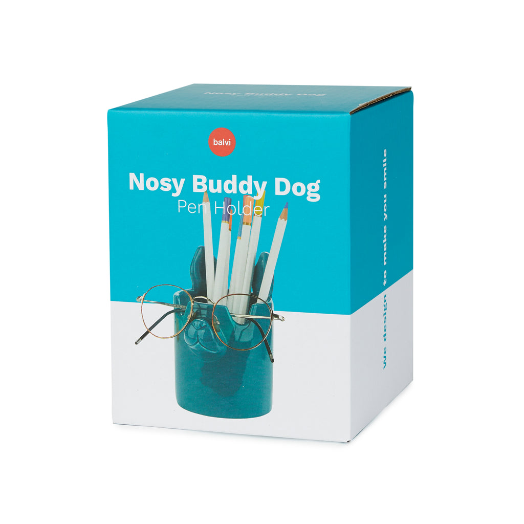Nosy Buddy Dog Pencil Holder and Glasses Holder