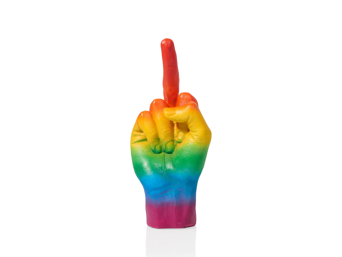 Sculpture Main The Finger Arc-en-Ciel