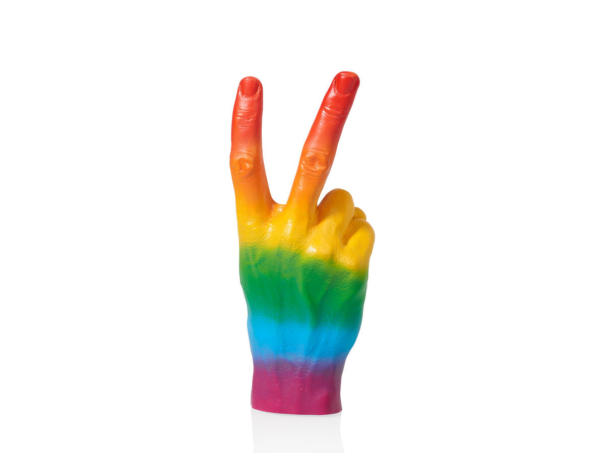Sculpture Main Peace Arc-en-Ciel