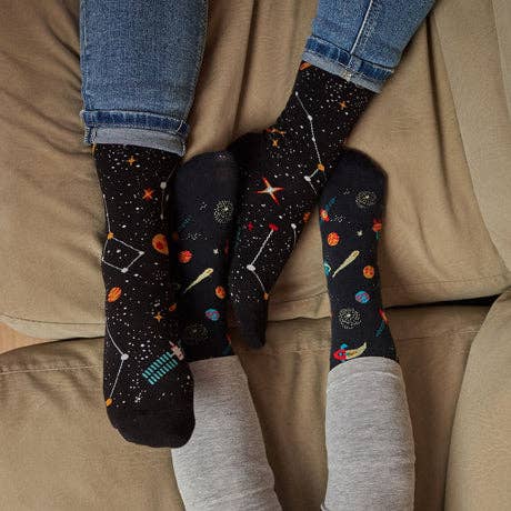 Funny ASTROS Cotton Long Socks for Women and Men