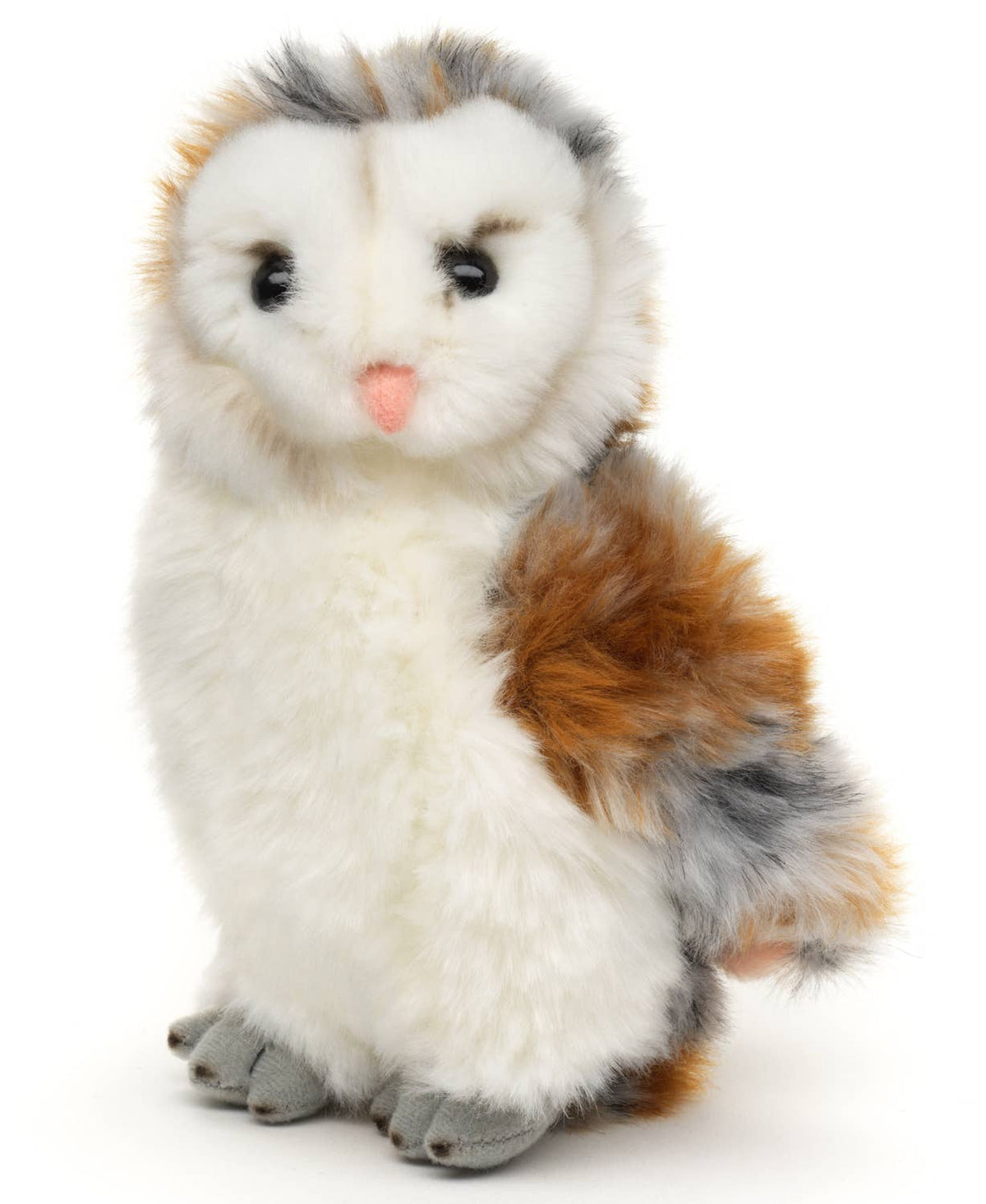 Small barn owl plush toy