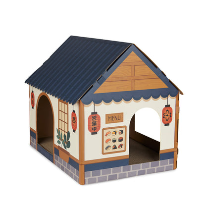 Maison et griffoir pour chat Sushi Bar