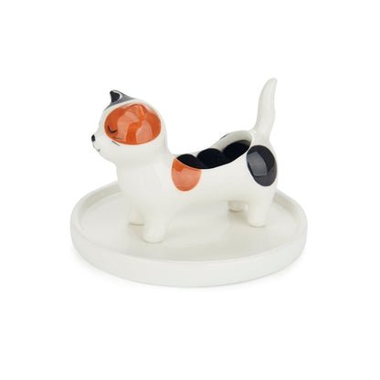 Kitty Calico Ring Holder