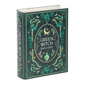 Boîte de Rangement en Forme de Livre de Sorcière Verte