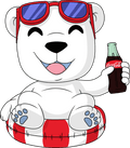 Figurine Coca-Cola Polar Bear