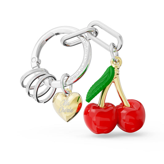 Cherry Charm Keychain