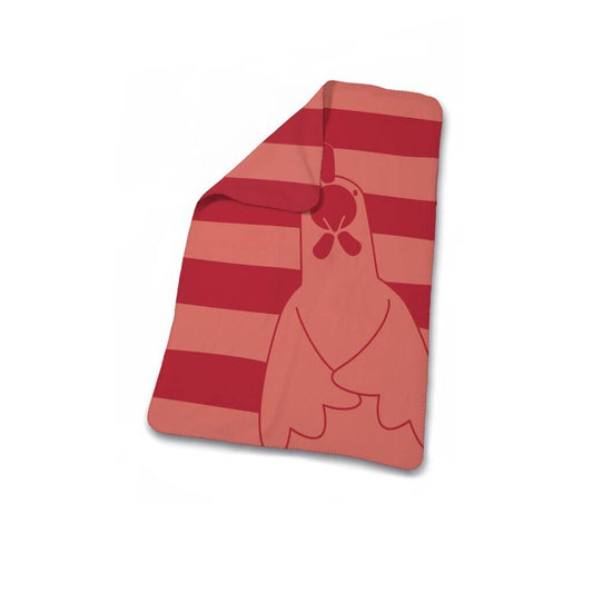 Zachte kip ruitjesstof