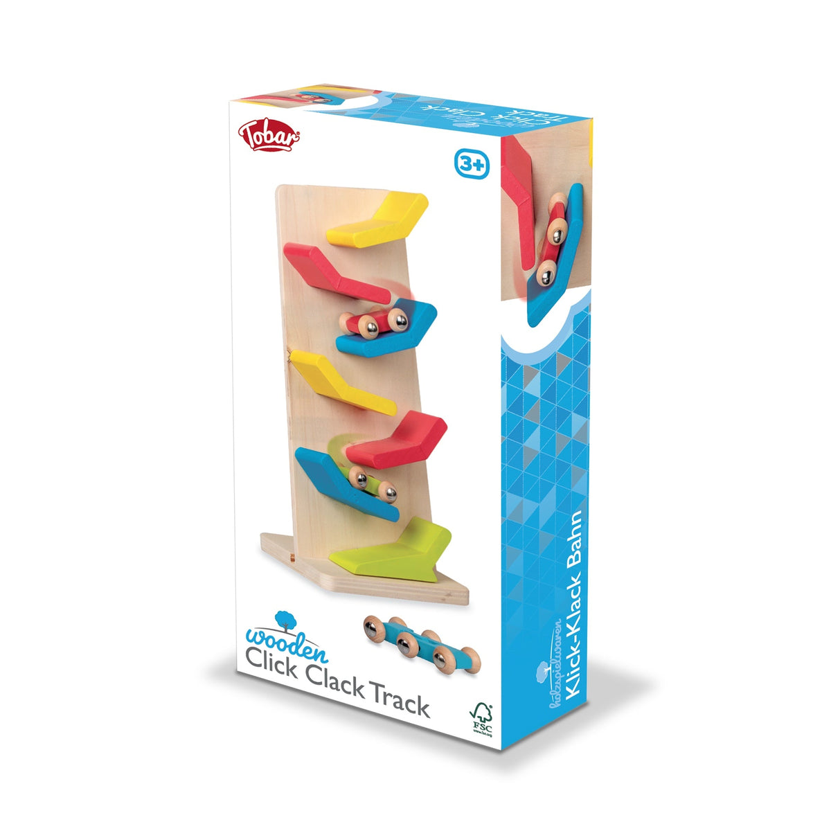 CLICK-CLACK TRACK FOR WOODEN CARS