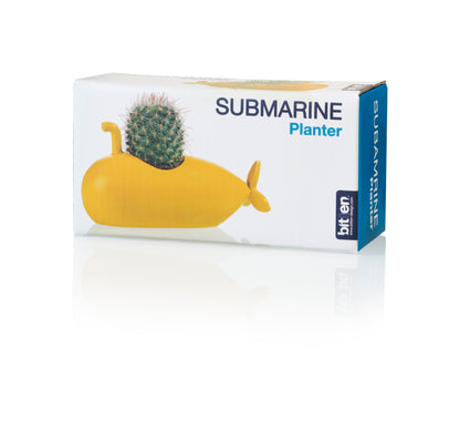 Submarine Planter Medium Yellow