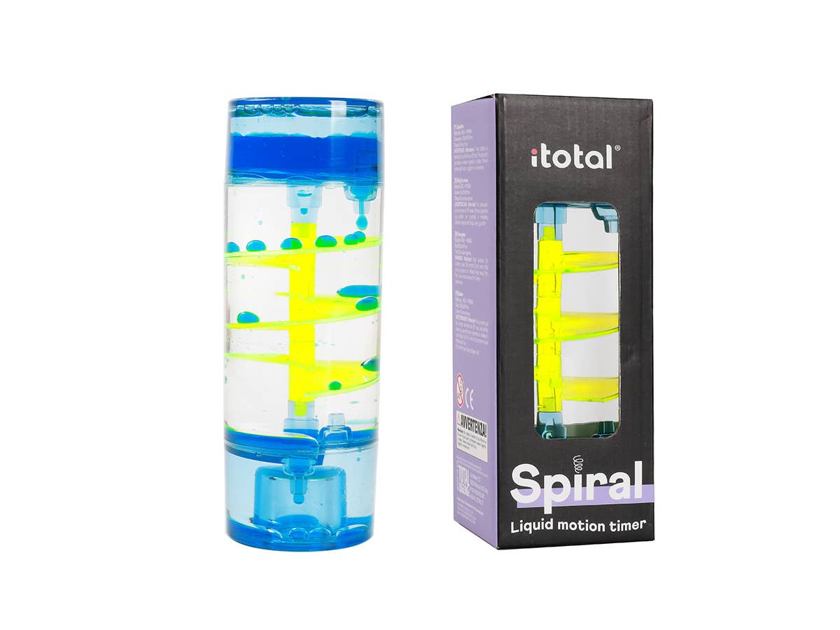 Blue spiral timer