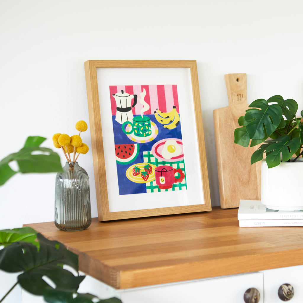 Kits de peinture par numéros Le Petit-Déjeuner