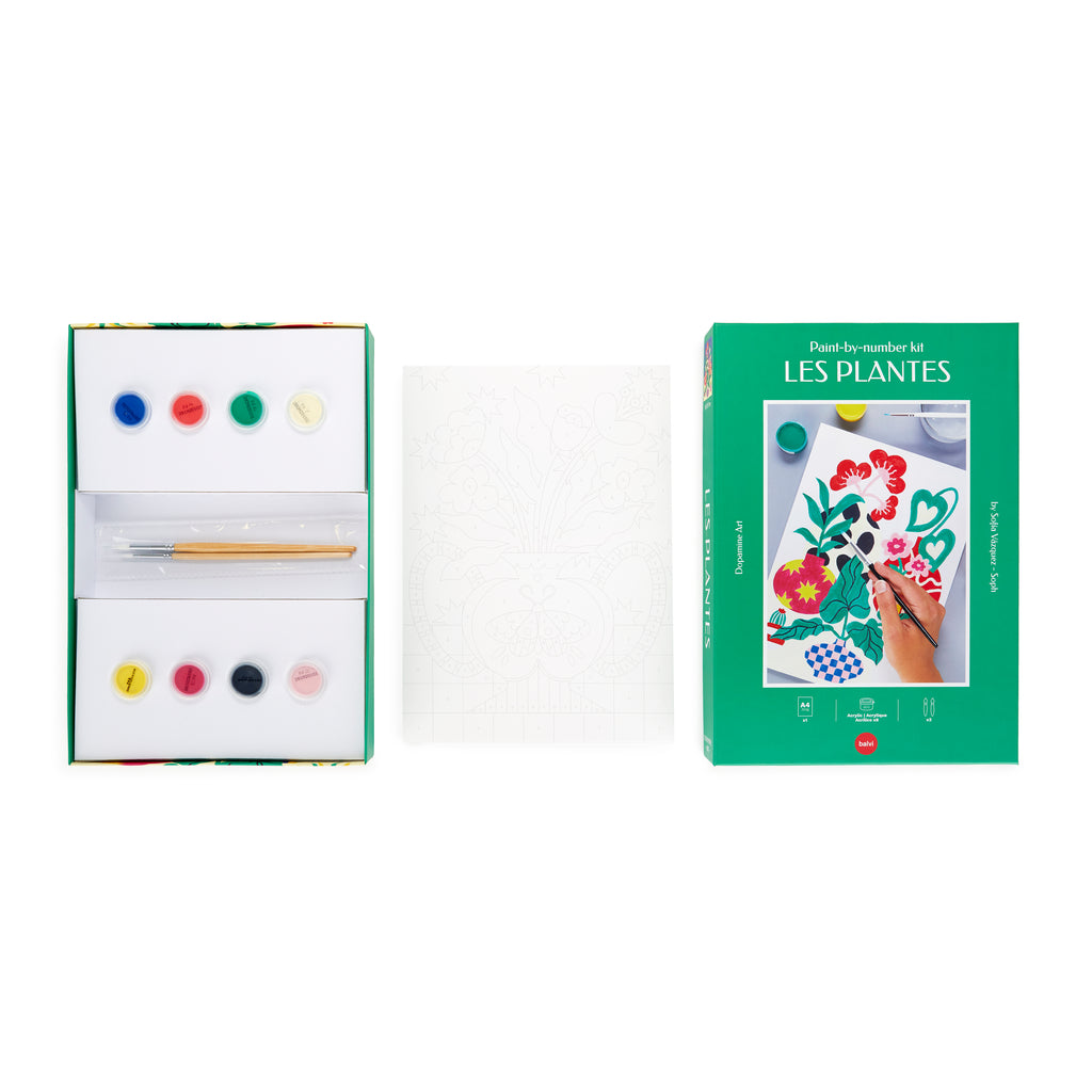 Plants Paint-by-Numbers Kit