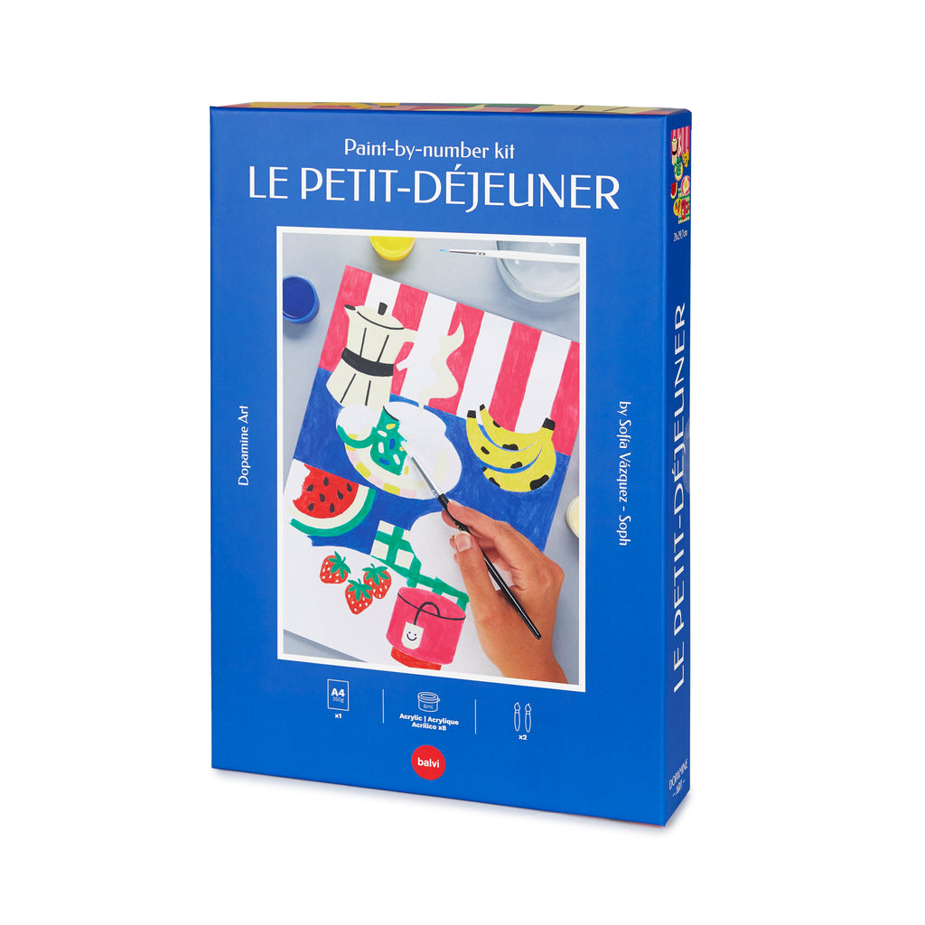 Kits de peinture par numéros Le Petit-Déjeuner