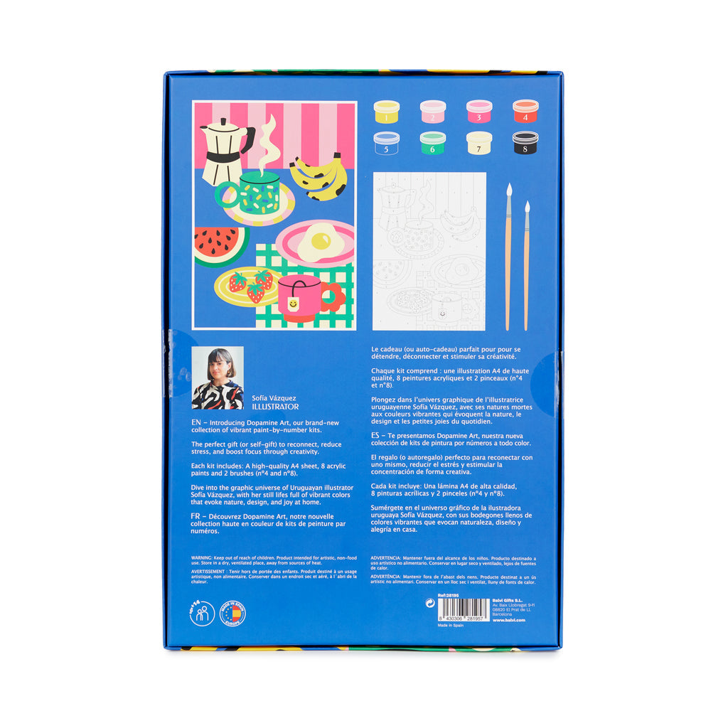 Kits de peinture par numéros Le Petit-Déjeuner