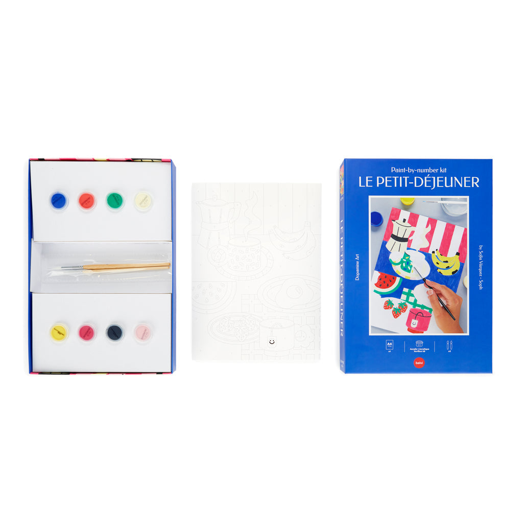 Kits de peinture par numéros Le Petit-Déjeuner
