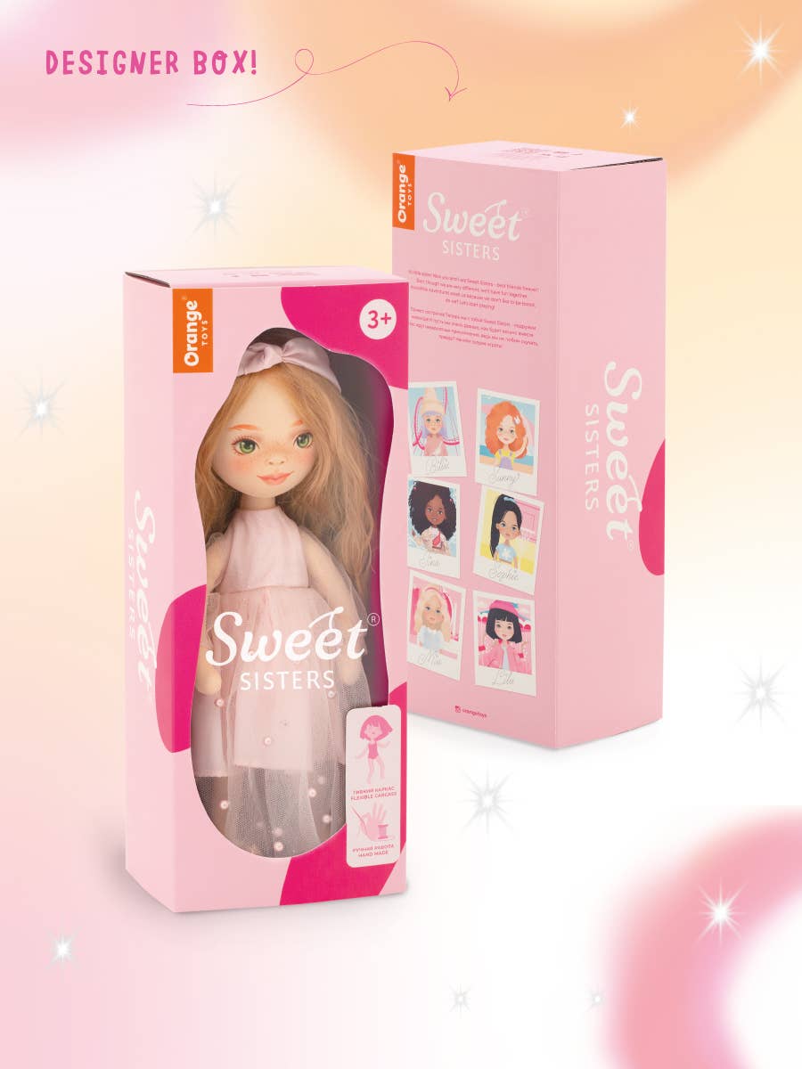 Sunny doll in pink dress - 32 cm