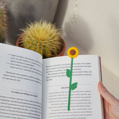 Marque-page tournesol